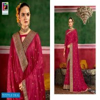 Pikasho Lovely Wholesale Vichitra Fabrics Sarees