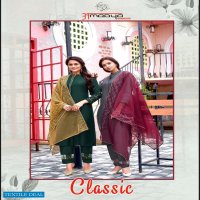 AMAAYA GARMENTS CLASSIC CHINON SILK FULL STITCH SALWAR KAMEEZ WHOLESALER