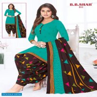 B.B Shah Meera Vol-1 Wholesale Patiyala Cotton Dress Material