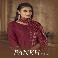 BANWERY PANKH VOL 2 RAYON LONG GOWN WITH DUPATTA COLLECTION