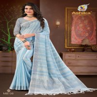 MATKA BEAUTY BY ASHIKA SAREE COTTON LINEN SAREE LOWEST COST AT TEXTILE DEAL