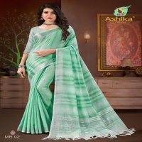 MATKA BEAUTY BY ASHIKA SAREE COTTON LINEN SAREE LOWEST COST AT TEXTILE DEAL