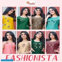 SMYLEE FASHIONISTA BY RUNG CHANDERI SILK HANDWORK FANCY KURTI WITH PANT COLLECTION