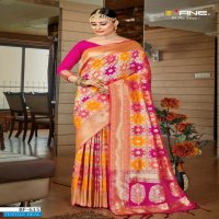 B Fine Kashi Handloom Wholesale Silk Based Sarees