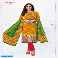 B.B Shash Nayraa Red Special Wholesale Pure Cotton Dress Material