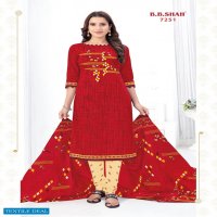 B.B Shash Nayraa Red Special Wholesale Pure Cotton Dress Material