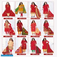 B.B Shash Nayraa Red Special Wholesale Pure Cotton Dress Material