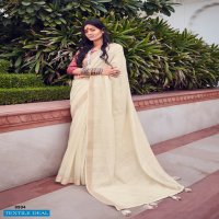 LT FASHION SHAZE LINEN SILK WEAVING DESIGNER FANCY SAREES