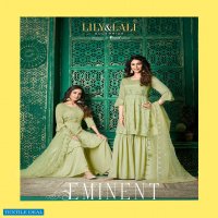 LILY AND LALI EMINENT EXCLUSIVE READYMADE HANDWORK GARARA SUIT WHOLESALER