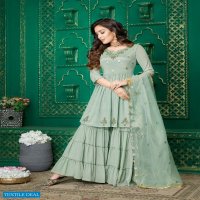LILY AND LALI EMINENT EXCLUSIVE READYMADE HANDWORK GARARA SUIT WHOLESALER
