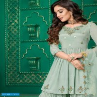 LILY AND LALI EMINENT EXCLUSIVE READYMADE HANDWORK GARARA SUIT WHOLESALER