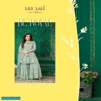 LILY AND LALI EMINENT EXCLUSIVE READYMADE HANDWORK GARARA SUIT WHOLESALER