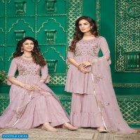 LILY AND LALI EMINENT EXCLUSIVE READYMADE HANDWORK GARARA SUIT WHOLESALER