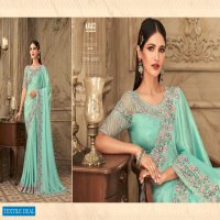 SAFFRON STORY VOL 2 BY TFH 6301-6316 SERIES SILK DESIGNER PARTY WEAR WEDDING SAREES