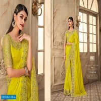 SAFFRON STORY VOL 2 BY TFH 6301-6316 SERIES SILK DESIGNER PARTY WEAR WEDDING SAREES