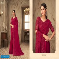 SAFFRON STORY VOL 2 BY TFH 6301-6316 SERIES SILK DESIGNER PARTY WEAR WEDDING SAREES