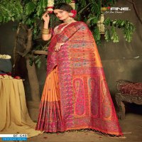 B FIne Rangkaat Wholesale Banaras Silk Indian Sarees