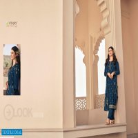 Vinay Silkina Royal Crepe Vol-36 Wholesale Embroidered Royal Crepe Salwar Kameez