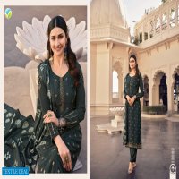 Vinay Silkina Royal Crepe Vol-36 Wholesale Embroidered Royal Crepe Salwar Kameez