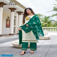 MITTOO MAHENDI VOL 6 READYMADE CASUAL RAYON SUITS COLLECTION