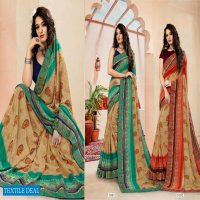 VND White Lotus Wholesale Pure Vichitra Fabrics Sarees