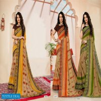 VND White Lotus Wholesale Pure Vichitra Fabrics Sarees