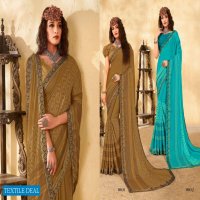VND Aradya Wholesale Moss Chiffon Indian Sarees