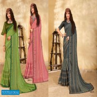 VND Aradya Wholesale Moss Chiffon Indian Sarees