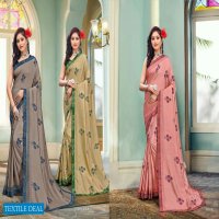 VND Rang Utsav Wholesale Vichitra Fabrics Sarees