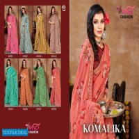 VND Komalika Wholesale Heavy Chiffon Indian Sarees