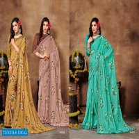 VND Komalika Wholesale Heavy Chiffon Indian Sarees