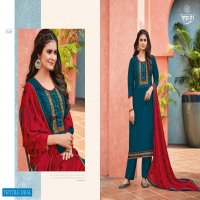 VEDANTI NAZAKAT SILK EMBROIDERY WORK CASUAL WEAR DRESSES SUPPLIER