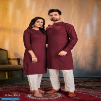 Banwery Couple Kurta Vol-3 Wholesale Ladies And Mens Kurta Pant Combo