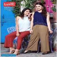 Luvit Printed Plazzo Vol-13 Wholesale Reyon Plazzo