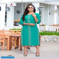 Fly Free Sehnaz Wholesale Top With Sequence Work Kurtis