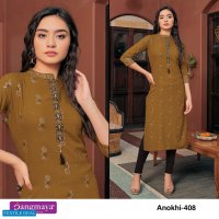 Rangmaya Anokhi Vol-4 Wholesale Designer Long Kurtis