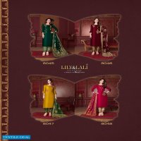 LILY & LALI LAUNCH MODAL SILK 8041-8048 SERIES EXCLUSIVE READYMADE DRESSES VAANI KAPOOR COLLECTION