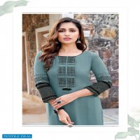 Wooglee Salonee Vol-2 Wholesale Heavy reyon Long Kurtis
