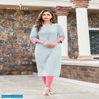 Wooglee Salonee Vol-2 Wholesale Heavy reyon Long Kurtis