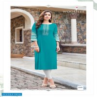 Wooglee Salonee Vol-2 Wholesale Heavy reyon Long Kurtis