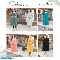 Wooglee Salonee Vol-2 Wholesale Heavy reyon Long Kurtis