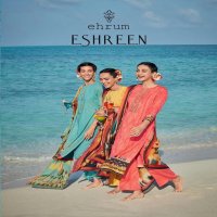 Varsha Ehrum Eshreen Wholesale Cotton Satin Work Salwar Kameez
