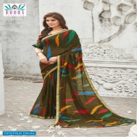 Rudra Jumbo Wholesale Reninal Printed Indian Sarees