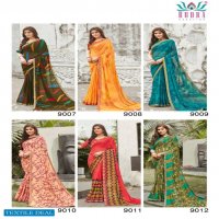 Rudra Jumbo Wholesale Reninal Printed Indian Sarees