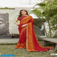 Rudra Jumbo Wholesale Reninal Printed Indian Sarees
