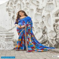 Rudra Jumbo Wholesale Reninal Printed Indian Sarees