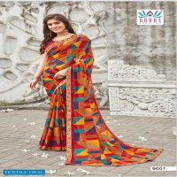 Rudra Jumbo Wholesale Reninal Printed Indian Sarees
