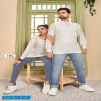 Banwery Cherry Wholesale Ladies Ands Mens Kurta Combo Collection