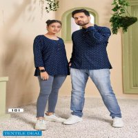 Banwery Cherry Wholesale Ladies Ands Mens Kurta Combo Collection