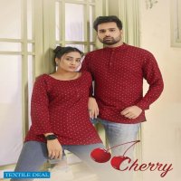 Banwery Cherry Wholesale Ladies Ands Mens Kurta Combo Collection